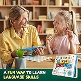 Kids Word Play – 632 Fridge Magnets for Children – Explore Sentence Building, Writing, Poetry, and Imagination with Magnet Words for Your Refrigerator – Includes Color-Coded Tiles