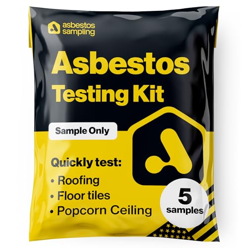 Asbestos Test Kit - Sample Only Testing - 72hr (3 Business Day) NVLAP lab Result with lab Testing fee Included. (5 Samples)