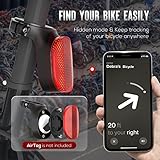 Airtag Bike Mount, Hidden Bicycle Seatpost Mount Compatible with Apple Airtags & Garmin Varia, Anti-Theft Air tag GPS Tracker Bike Reflector Holder for Mountain Bikes, Electric Bicycle, and Scooter