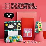 LEGO DOTS Designer Toolkit1, 10 in 1 Toy Craft Set for Kids with Patches, Photo Frame, Pencil Holder, Storage Tray, Creative Activity