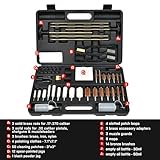 GLORYFIRE Universal Gun Cleaning Kit Hunting Handgun Shot Gun Cleaning Kit with Case Travel Size Portable Metal Brushes