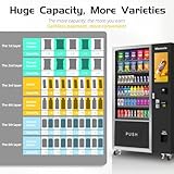 Large Combo Vending Machine With Card Reader and refrigeration for Beverage and Snack for business using