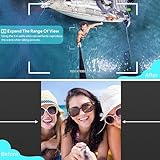 REYGEAK 10ft Long Selfie Stick Pole Invisible (118inch/300cm),Light Carbon Fiber Extension Monopod for GoPro HERO13/12/11/10 Ultra Long Selfie Pole for DJI Osmo Action 5 Pro/4/,Pocket 3/2