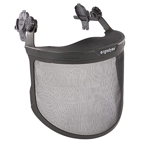Ergodyne Skullerz 8989 Hard Hat Mesh Face Shield Attachment, Adapter for Hard Hat and Safety Helmets