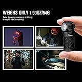 OLIGHT Perun 2 Mini Headlamp 1100 Lumens LED Head Flashlight, Rechargeable Headlight with Red Light Option, Great for Working, Hiking, Camping and Climbing (Black Cool White: 5700~6700K)