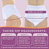 Wearever 6-Pack Women's Assorted Lovely Lace Regular Absorbency Incontinence Panties Assorted Colors 3XL (Fits Hip: 49-51")