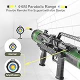 KoudHug Military Toy Rocket Launcher Set, Worker Tactics Missile Mortar Air Gun Toy with 3 Safety LED Foam Shell - Artillery Launcher Best Gift for Boys & Girls - Great for Outdoor Play (Green A)