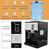 EWANYO Top Loading Water Cooler Water Dispenser Countertop Water Cooler Dispenser- Hot Cold and Room Temperature Water, Holds 1.2 to 5 Gallon Bottles for Home/Office/Dormitory Use