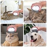 Ankilo Upgraded Handheld Pet Massager for Dogs and Cats, Electric Cat Massager Dog Massager, with 4 Rotatable Massage Heads, Three Modes, for Relieving Tight Stiffness Muscles, Promote Bonding