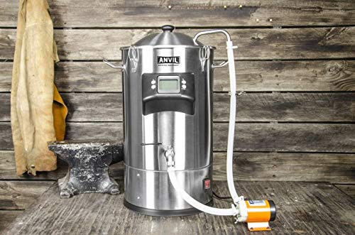 ANVIL FOUNDRY™ 6.5 Gallon Electric Boiler Kettle For All Grain Brewing T500 Ready Includes Recirculation Pump Kit and Wort Chiller