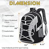 BLUEFAIRY Middle School Backpacks for Girls Boys High School Bookbag for Teens 18" Large Back to School Backpack for Teenagers Book Bag for Mochila Escolar para Niños Niñas XL Black