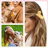 Dog Hair Claw Clips for Women Girls Cute Small Hairpins Hairgrips Brooch Corgi Dachshund Bulldog Animal Hair Clips For Short Long Hair Puppy Lovers Gift Idea Set of 6