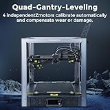 Comgrow SV08 3D Printer, with 700mm/s Printing Speed Core-XY Auto Leveling with 4 Independent Z Motors and Pressure Sensor, 300℃ Hotend Dual-Gear Direct Extruder Build Volume 13.8x13.8x13.6 inch