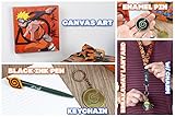 Naruto Shippuden Konoha Collectors Looksee Box | Mystery Box Collectors Items | Naruto Toys and Accessories | Fun Geeky Gift Box | 5 Themed Toy Collectibles