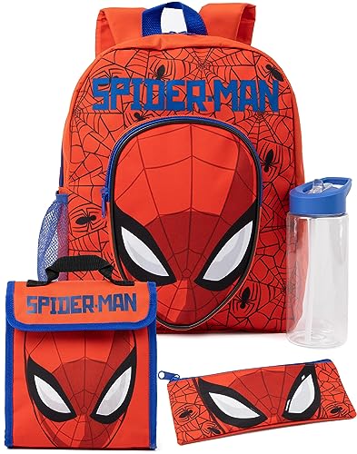 Marvel Boy's Schoolbag Set, Red, One Size