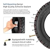 ulip (2 Pack) 90/65-6.5 Vacuum Tire 11 Inch with Built-in Live Glue Repairable for Dualtron Zero 11X Kaabo Scooter Fits Most 38cc, 47cc, and 49cc Mini Pocket Bikes MTA1/MTA2, GP-RSR, and More