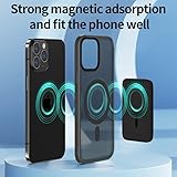 Tigowos Magnetic Guardian Designed for iPhone 11 Pro Case [10FT-Grade Drop Tested & Compatible with MagSafe] Slim Translucent Matte Case for iPhone 11 Pro Phone Case (5.8"), Black