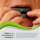 ZYPPAH Anti Snoring Hybrid Oral Mouthpiece - Mouth Guard for Better Sleep - Mouthpiece with Tongue Strap to Stop Snoring - Custom Mold for Mouth - Happy Sleep - Original - 2.25 x 2.75 x 1 inches