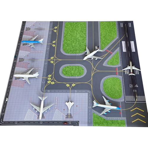 1/400 Scale Airport Mat Large Rubber Airport Mat, Recreate The Scene of a Real Large Airport