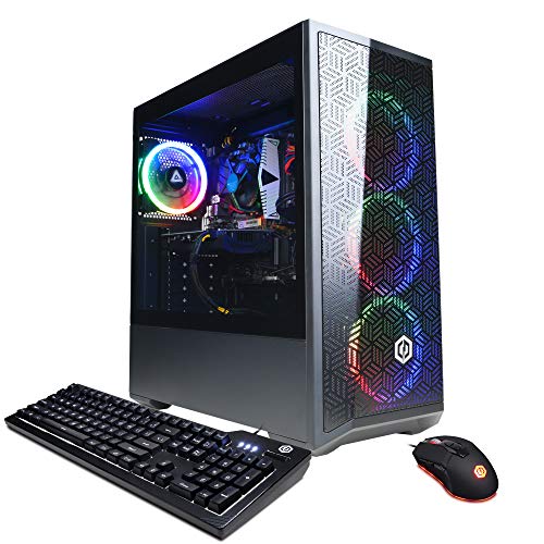 CyberpowerPC Gamer Xtreme VR Gaming PC, Intel i5-10400F 2.9GHz, GeForce GTX 1660 Super 6GB, 8GB DDR4, 500GB NVMe SSD, WiFi Ready & Win 10 Home (GXiVR8060A10)