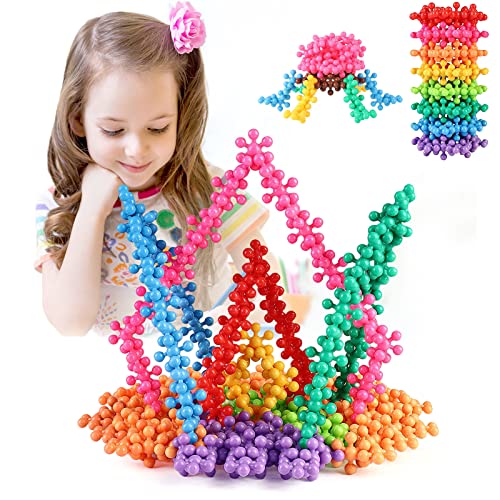 FALDAA 400 Pieces Building Blocks Kids STEM Toys Educational Building Toys Discs Sets Interlocking Solid Plastic Building Blocks for Preschoolers Kids Boys and Girls Aged 3+ Kids Toys (400PCS)