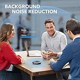 Anker PowerConf Speakerphone, Zoom Certified Conference Speaker with 6 Mics, 360° Enhanced Voice Pickup, 24H Call Time, Bluetooth 5.3, USB C, Compatible with Leading Platforms for Personal Workspaces