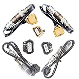 Sangyue 4PCS Oxygen O2 Sensor 1 & 2 for 2013-2014 Nissan Altima 3.5L; 2013 Infiniti JX35 3.5L Upstream + Downstream