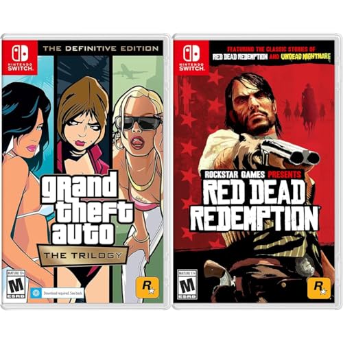 Grand Theft Auto: The Trilogy - Definitive Edition - Nintendo Switch and Red Dead Redemption - Complete Single Player Experiences