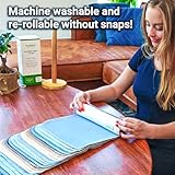 ZeroWastely Reusable Paper Towels - Value Pack of 24 Paperless Paper Towels! - 100% Cotton, Super Soft, Absorbent, Washable and Made to Last - Cut Back and Waste Less with Our Cloth Paper Towels