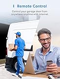 meross Smart Garage Door Opener Remote, Compatible with Apple HomeKit, Amazon Alexa, Google Assistant, SmartThings, Multiple Notification Modes, No Hub Needed