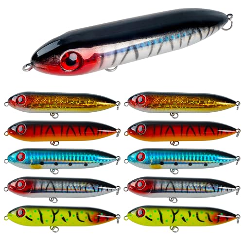Demon Dragon Catfish Floats Rattling Line Float Lure Catfish Spook Rattle Santee Rig for Lake River Bank Catfishing Tackle, 10pcs