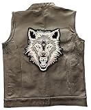 Wolf Patch, Large Animal Patches for Jackets