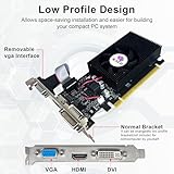 KAER GT 730 Graphics Card, 4GB DDR3, DirectX 11 128 Bit, VGA/DVI-D/HDMI, PCI Express 2.0 x 16, Nvidia Video Card, Computer GPU