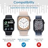 UniqueMe 6 Pack for Apple Watch Screen Protector 40mm, Apple Watch SE Series 6/5/4 Screen Protector [Upgrade Flexible Film] Anti-Scratch [Non-Bubbles] Soft HD TPU Clear Film for iWatch 40mm