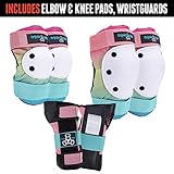 Triple Eight Saver Series Pad Set with Kneesavers, Elbowsavers and Wristsavers, Medium, Shaved Ice