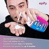 Epify Intimate Hair Removal Cream for Men and Women - Pubic, Bikini Line, Sensitive Areas - 8.45 Fl Oz