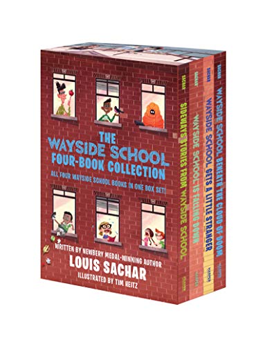 The Wayside School 4-Book Box Set: Sideways Stories from Wayside School, Wayside School Is Falling Down, Wayside School Gets a Little Stranger, ... Doom―Hilarious Chapter Book Series for Kids
