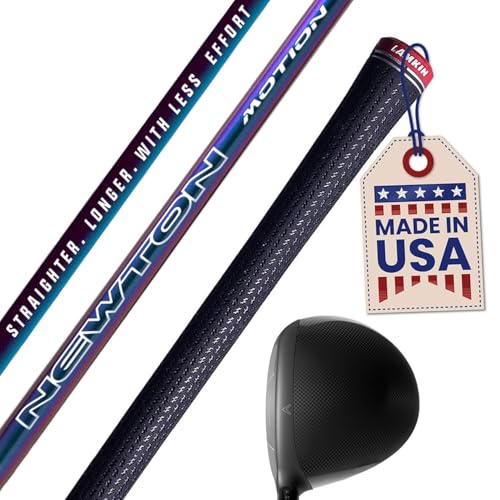 NEWTON Motion Golf Driver Shaft High Performance Golf Shafts with Adapter Optimized for All Swing Speeds Max Ball Speed & Effortless Swings Symmetry360 & Kinetic Storage Technology.