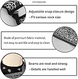 VERTEX&KAIBIN Barber Cape for men Hair Cutting,Black Paisley Cool cape designer,professional barber supply capes