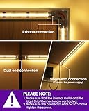 HitLights 12 Pack LED Connector 2 Pin 10mm Solderless LED Tape Lights Connector Transparent LED Strip Lights Connectors with Screwdriver Strip to Wire for 12V 24V Single Color LED Light Strips