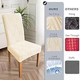 Altimpo Chair Covers for Dining Chairs, Dining Room Chair Covers Set of 6, Stretch Kitchen Chairs Covers, Removable Washable Dining Chair Covers for Home Kitchen Banquet Hotel Ceremony