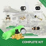 RVINGPRO RV Water Pressure Regulator and Filter Kit All-in-One Lead-Free Fresh Water Kit, Complete Drinking Water Hookup Kit for RV, Camper, Trailer