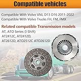 Proxlex I-shift Transmission Clutch Kit Fit for Volvo VNL D13 D16 2011-2022 Volvo Bus B11R B12B B13R Replaces# 85002560 23491400 3400700618