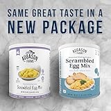 Augason Farms Pasteurized Scrambled Egg Mix Can, Emergency Food Supply, Everyday Meals, 57 Servings