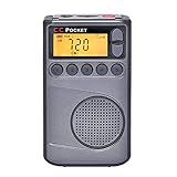 C. Crane CC Pocket AM FM and NOAA Weather Radio with Clock and Sleep Timer