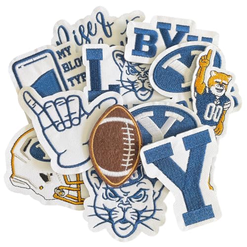 Provo Patches,Logo Iron-on Patch for Jacket Backpack Jeans Jacket - 13 Pcs