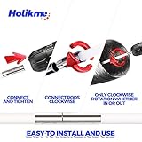 Holikme 50 Feet Dryer Vent Cleaner Kit Lint Remover Flexible Dryer Vent Cleaning Brush Extends Up to 50 Feet