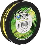 Power Pro Spectra Fiber Braided Fishing Line, Hi-Vis Yellow, 1500YD/65LB