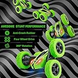 ORRENTE Remote Control Car, RC Cars Toys for Ages 5-7, 2.4GHz 4WD Fast RC Car Kids Toys for Ages 8-13, Double Sided 360° Rotating Monster Truck Toys for Girls RC Truck Toy Cars for Boys