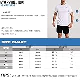 GYM REVOLUTION Men's 5 Pack Workout Sleeveless Shirts Muscle Gym Tank Tops Black White Red Blue Green XL